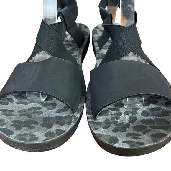 Corkys Womens Thrive Strappy Black Open Toe Sandals Flats Casual Shoes sz 9 - Picture 7 of 16